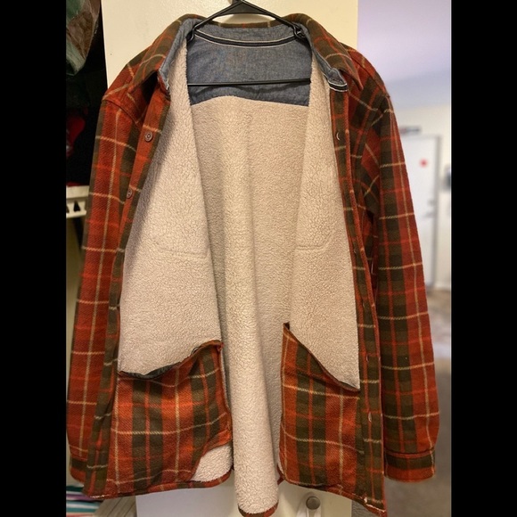 MEGA SALE!!! Plaid Fleece Flannel - Picture 1 of 5
